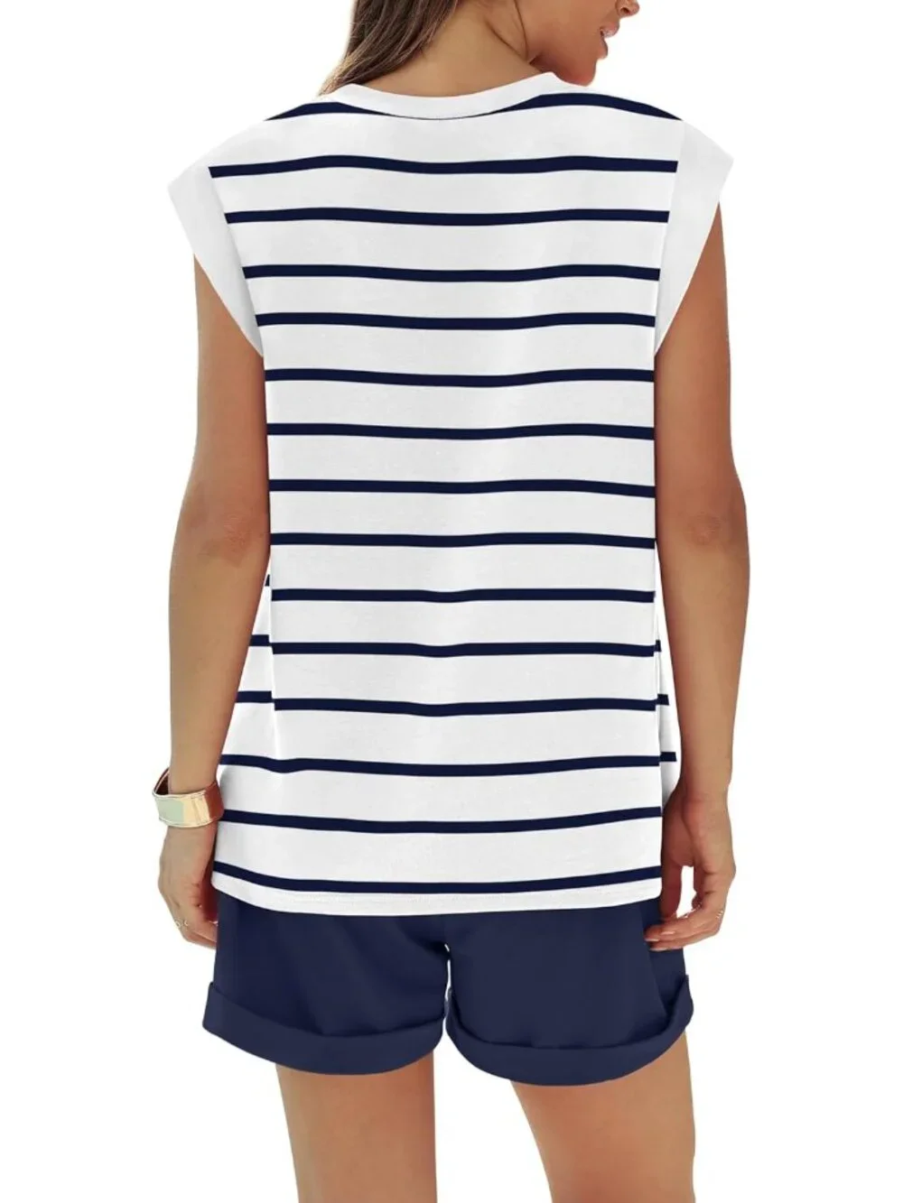2 Piece Outfits for Women Lightweight Matching Lounge Sets Cap Sleeve Top and El